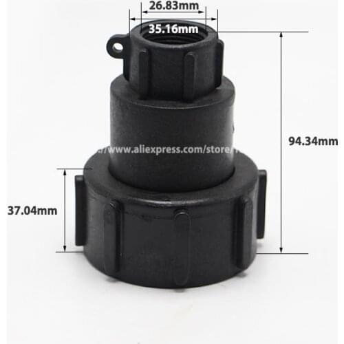 IBC Tank DN50 2" Buttress Female to DN20 3/4" NPT Female Adaptor