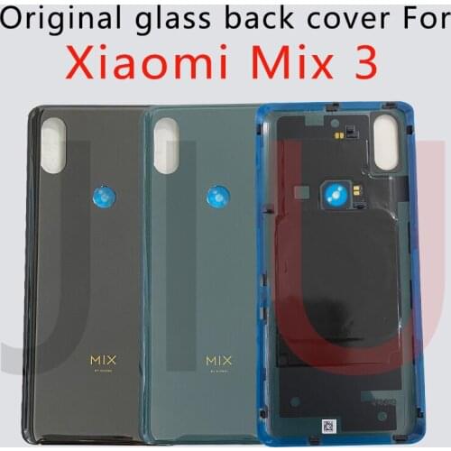 For Xiaomi Mix 3 Battery Cover New Battery Glass Back Cover Replace the back case for Xiaomi Mix 3 New Rear Housing Glass Case