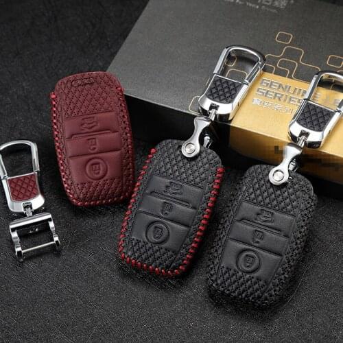 LUCKEASY For KIA K3 K5 SORENTO CARENS Car Key bag case wallet holder key cover