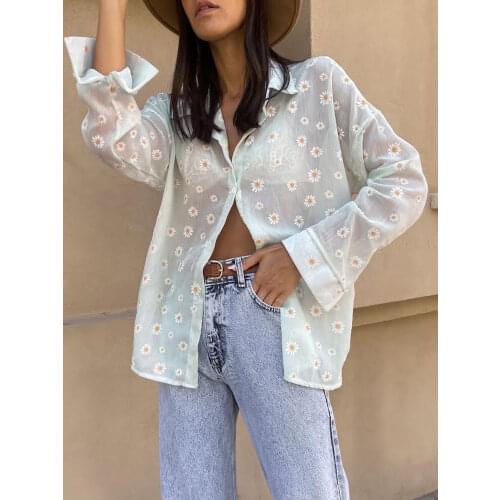 Блузки с принтом Mnealways18 China At AliExpress