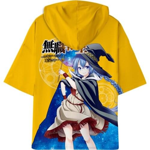 Fashion Printed mushoku tensei T-Shirt Hoodies Women/Men short Sleeve Sweatshirts 2019 Hot Sale Casual Trendy Streetwear T Shirt