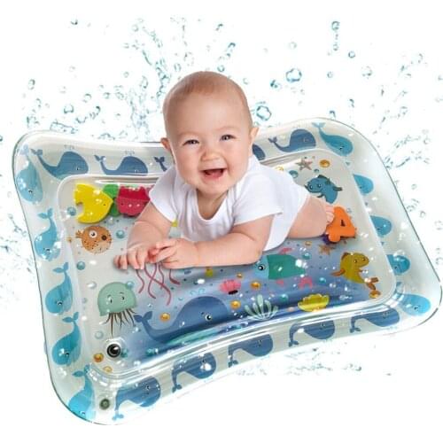 Inflatable Baby Water Mat Fun Activity Play Center for Children & Infants baby gym tummy time inflatable water mat for babies