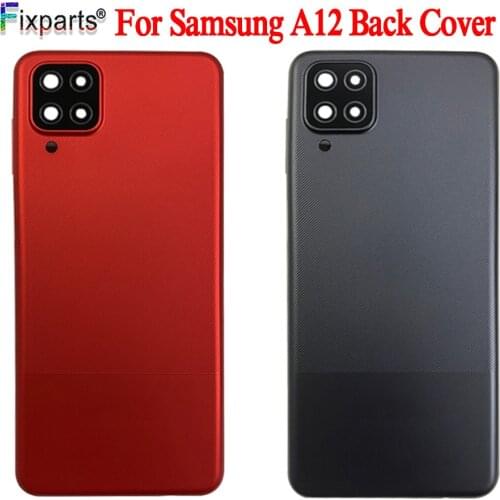 100% New For Samsung Galaxy A12 Back Battery Cover Case Rear Housing Cover Replacement For Galaxy A12 SM-A125F/DSN SM-A125F/DS