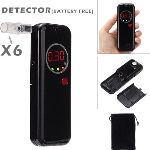 New Arrival Breath Alcohol Tester Personal Breathalyzer LCD Digital Alcohol Analyzer Detector Car Electronics Accessories