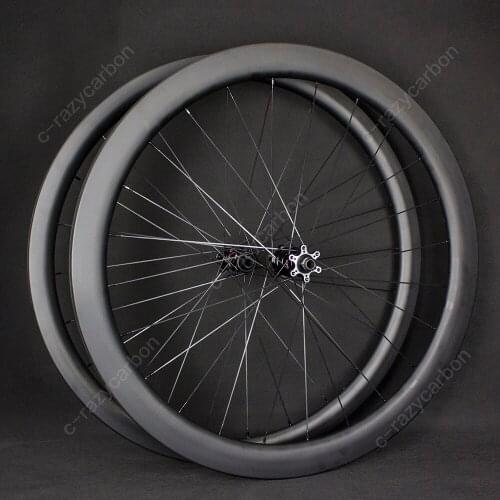 FIERCE Carbon Climbing Wheels 38mm Depth 24Width 700C Disc Brake Novatec 411/412SB High End Carbon Fiber Wheels For Road Bikes