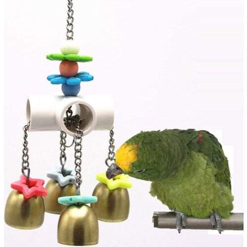 Bird Toys Parrot Toys Pet Bird Toys Swing Chewing Bell Playground Macaw Cockatoos Birds Hanging Toys