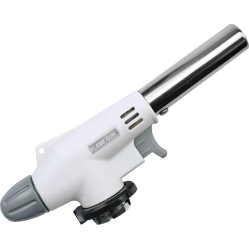 Portable Metal Gas Torch Flame Gun Welding Burner Butane Spontaneous Combustion Gas Lighter Outdoor Barbecue Tool Kitchen Supply