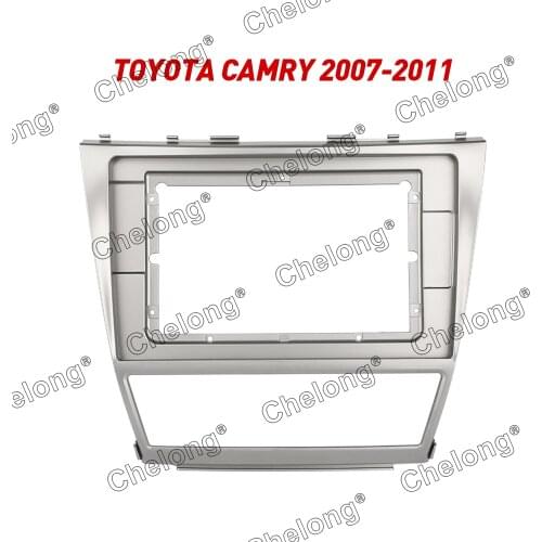 2Din Car Dashboard Frame Fit For Toyota Camry 2007-2011 Car DVD GPS Dash Panel Kit Mounting Frame Trim Frame Fascias