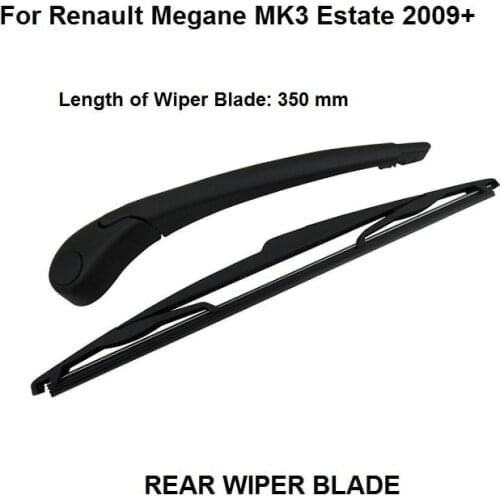 FOR RENAULT MEGANE MK 3 ESTATE 350MM REAR WINDSCREEN WIPER ARM + BLADE 2009-2016 NEWmm New