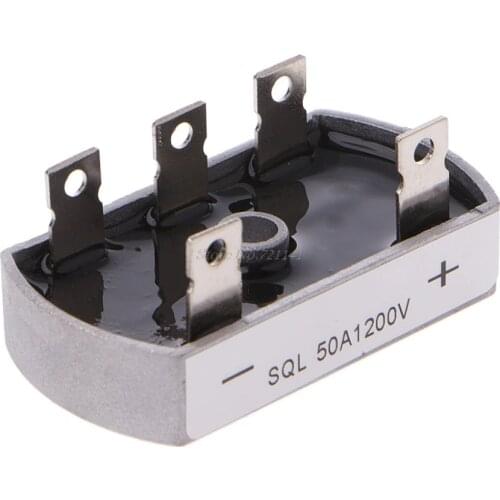 50A 1200V Aluminum Metal Case 3 Phase Diode Bridge Rectifier 50Amp SQL50A Module Dropship