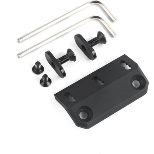 Airsoft Surefir M300 M600 Mini Scout Light Offset Scout Mount Gun Weapon Flashlight Mount Fit Tactical Geissele SMR Guide Rail