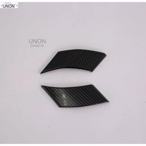 Car Accessories Window Sill Middle Pillar Post Cover Trim ABS Carbon Style 2PCS for Toyota RAV4 XA50 2019+ (A/C Pillar Post)