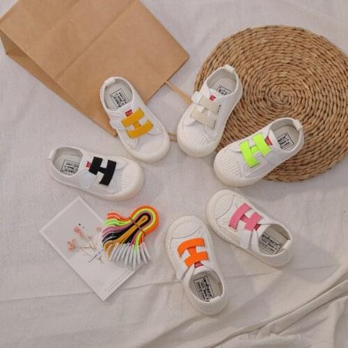 Kids Shoes DIY Baby Canvas Shoes for Girls Boys Six Color Fashion Children Sneakers Breathable Casual Student Footwear SGF126