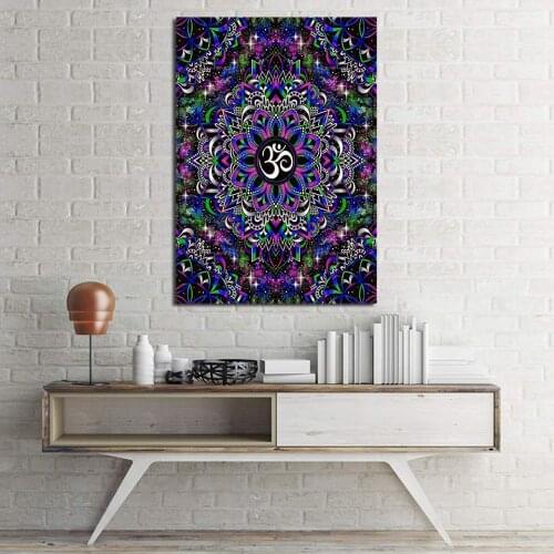 DreamyOm By Brizbazaar HD print 1 piece ArtSailing canvas art Poster abstract Wall Pictures For Living Room CU-3436D