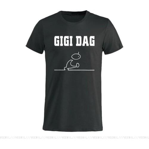 T-Shirt Unisex Gigi D'Agostino Top Dj Logo Cotton Tee Shirt New Fashion
