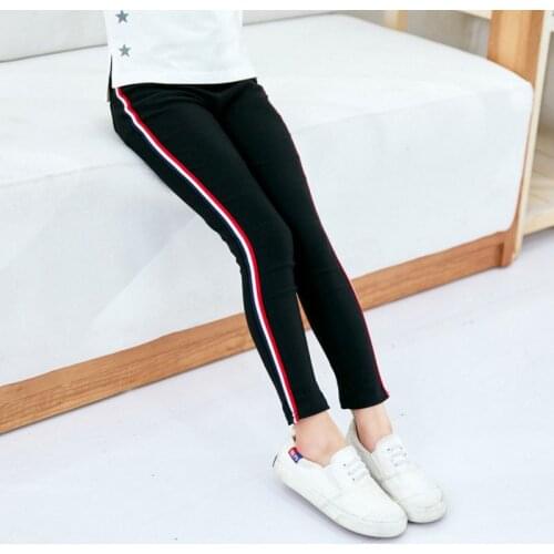 Boys And Girls Fashion Striped Leggings Kids Pants girls pants girls leggings