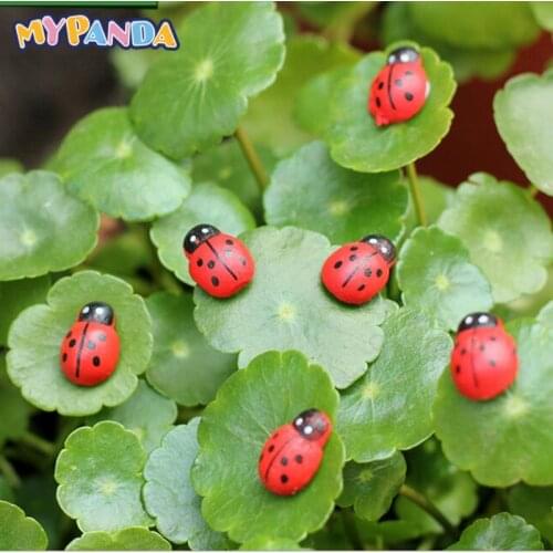 10 pcs/set Cute Mini Beetle Miniature Animal Figurine Anime Action Figure Toy for Home Garden Decor DIY Accessories