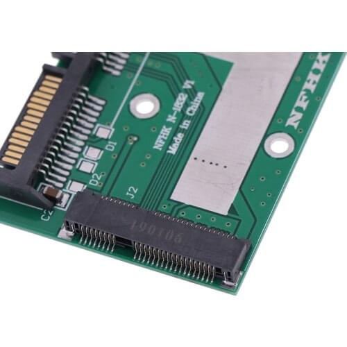 MSATA SSD to 2.5'' SATA 6.0gps adapter converter card module board mini pcie ssd