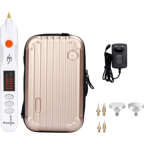 2020 newest Electric Plasma Pen Mole Removal Dark Spot Remover LCD Skin Care Point Pen Skin Wart Tag Tattoo Removal Tool