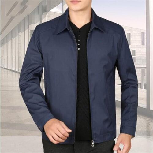New Men Fashion Jackets Coat Bomber Casual Slim Business Windbreaker Spring Outdoors Turn Down Collar Thin Outfit Plus Size Tops