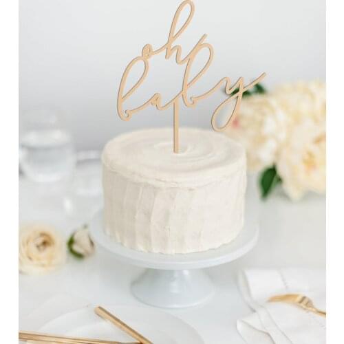 Oh Baby Cake Topper Baby Shower, Gender Reveal Party, Cake Topper Baby Shower Decor, Shower Topper, Baby Shower Cake topper