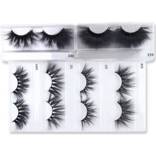 TDANCE Wholesale Eyelashes 25mm Mink Eyelashes 10/20/30/50//100 Pairs 3D Mink Lashes Bulk Extension Vendor Makeup False Eye Lash