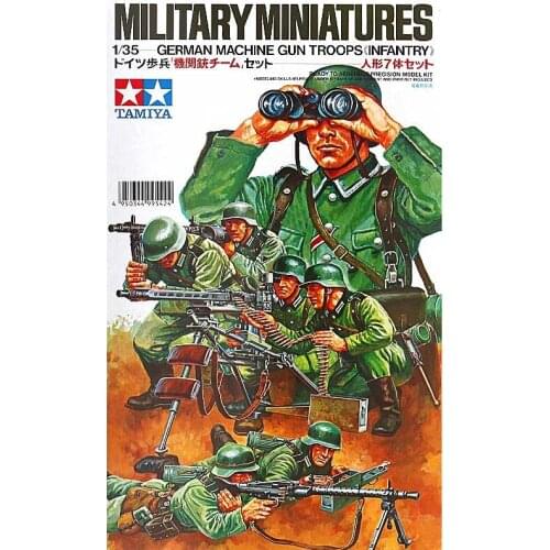 Tamiya Plastic Assembly Model 1/35 German Infantry Heavy Weapon Tactical Group Soldier Suit Adult Collection DIY Model Kit 35038