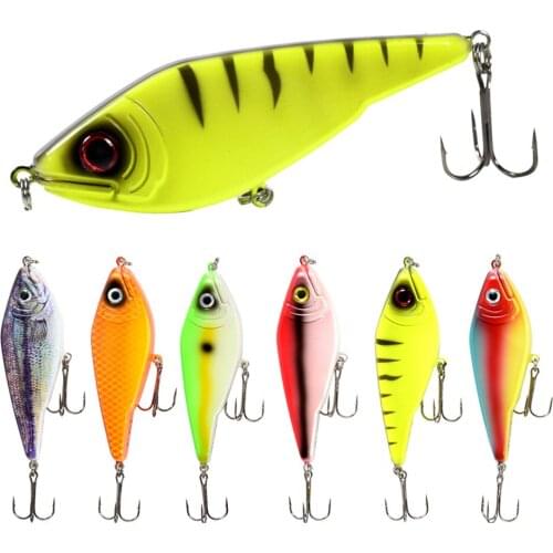 GOBYGO 120MM 52G Fishing Lures VIB Sinking Hard Baits Sea Fishing Tools Artificial Fisheyes Double Hook Bass Wobbler Fake Baits
