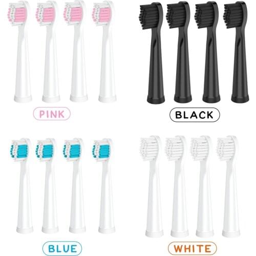 Replacement toothbrush head, Soft hair brush head, Detachable toothbrush head