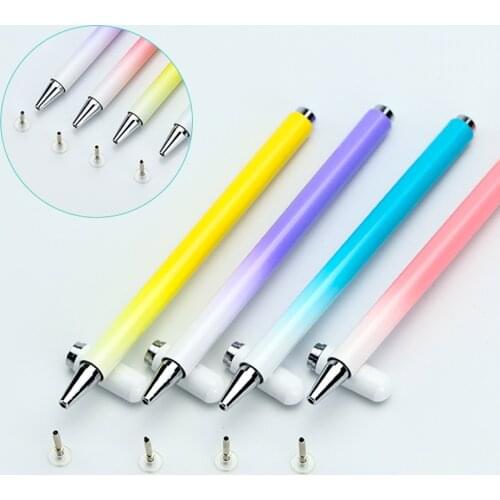 Stylus Pen Compatible Tablets Disc Stylus Pen for Touch Screen Devices Magnetic Cap Gradient Capacitive Stylus