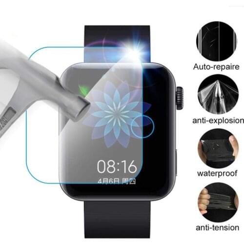 5pcs Soft TPU Clear Smartwatch Protective Film Guard For Xiaomi Mi Smart Watch Sport Wristwatch Full Screen Protector Cover