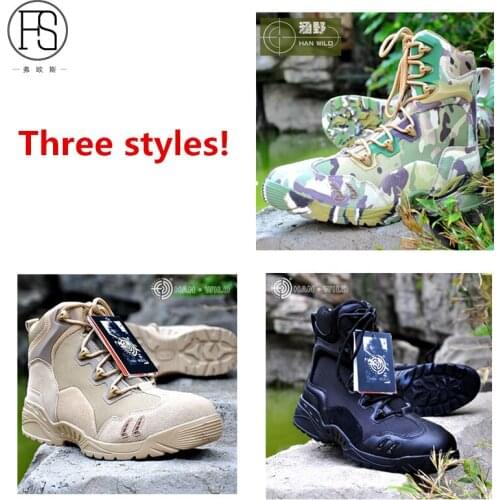 Hot Sale Three Styles Outdoor Sport Boots Men Hunting Mountain Hiking Shoes Breathable Camping Trekking Climbing Sneakers Botas