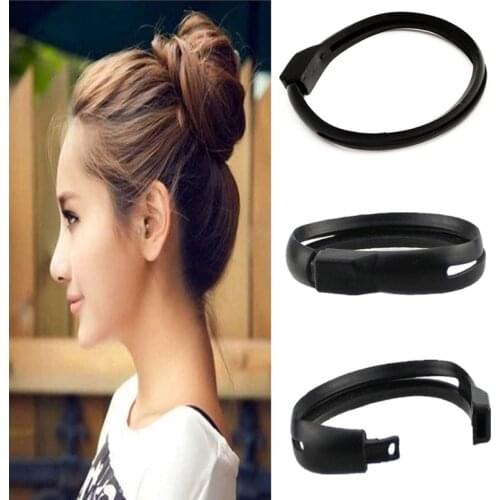 Women French Styling Hair DIY Tool Donut Bun Clip Twist Maker Holder Hair Sticks
