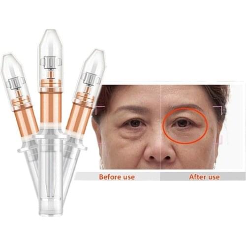 2 Minutes Instant Lifting Liquid Pump Eye Cream Anti Puffiness Wrinkles Effect Long Lasting Remove Eye Bag Fine Lines Cream