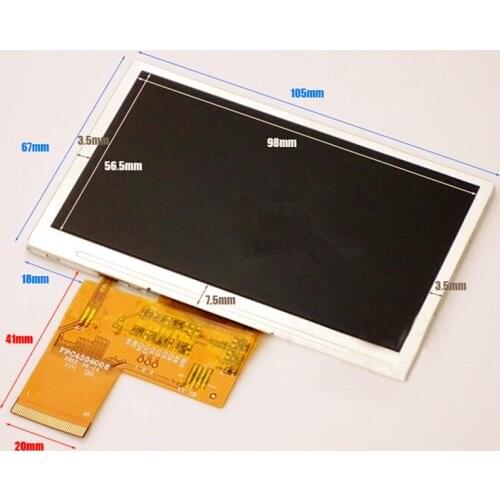 Wholesale" New 4.3" inch HD TFT LCD Screen for Satlink 6932 6936 6939 6960 6965 6966 6979 Satellite Finder LCD display screen