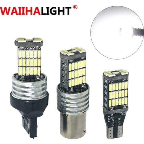 1pcs P21W LED Canbus 1156 Ba15s PY21W BAU15S T15 W16W P21/5W BAY15D Auto Turn Signal Stop Parking DRL Daytime Running Lights 12V