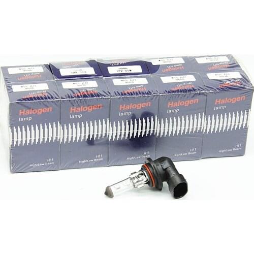 10PCS Car Halogen Lamp 55W H1 H3 H4 H7 H8 H9 H11 9005 HB3 9006 HB4 Auto Halogen Bulb Fog Lights 12V 4300K Headlights Lamp