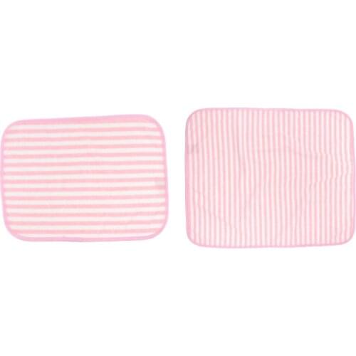2Pcs Washable Reusable Underpad Bed Pad Waterproof Incontinence Aids Mattress Protector for Kids Baby