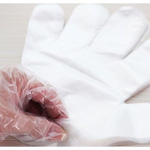 200pair Vinyl Disposable Gloves Powder Free Latex Free For Adult Kitchen Gloves K1MF