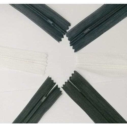 25cm Length Colorful Nylon Coil Zippers Tailor Garment Sewing Handcraft DIY Accessories 6pcs/15pcs