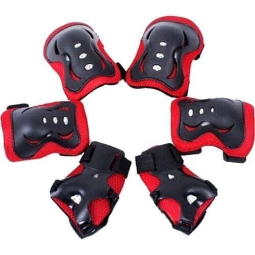 3pcs/set Skateboard Ice Roller Skating Protective Gear Elbow Pads Wrist Guard Hand Protector for Kids Adult Cycling Roller