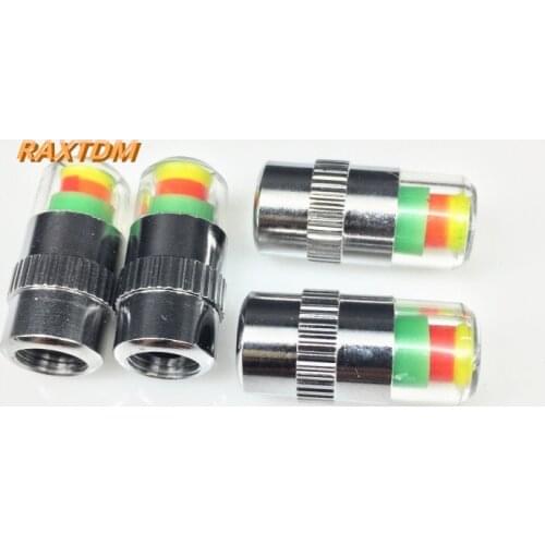 4pcs Car Auto Tire Air Pressure Valve Stem Caps Sensor Indicator Alert For Volkswagen Passat CC Jetta Golf Scirocco polo tiguan