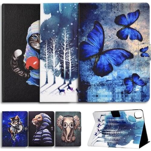 Kids Case For iPad 2nd 11" Case 2020 funda Cute Catoon Pattern Stand Smart Cover For iPad Pro 11inch 2020 Case Auto Sleep/Wake