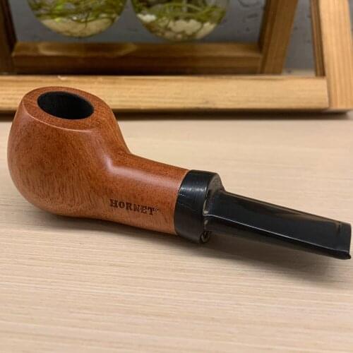 Two Colors Available Handmade Wooden Durable Tobacco Smoking Pipe With Smoking Accessories.Color Random