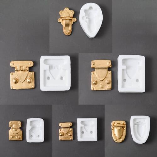 Retro Bag Buckle Mould Silicone Mold Fondant Cake Decorating Tool Gumpaste Sugarcraft Chocolate Forms Bakeware