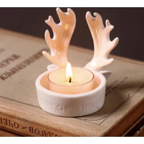 HLPKC Decorative Ceramic Candlesticks