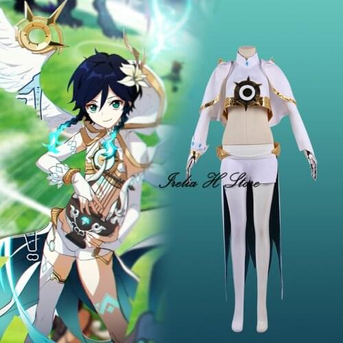 Irelia H Store Barbatos cosplay Game Genshin Impact Barbatos Cosplay Costume Halloween Costume