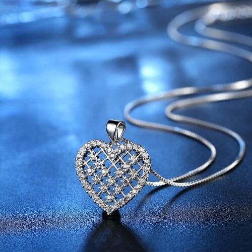 YaYI Fine Jewelry Natural Gemstones Moissanite Cubic Zirconia Silver Color Wedding Party tassel Little Necklace Pendant Gift