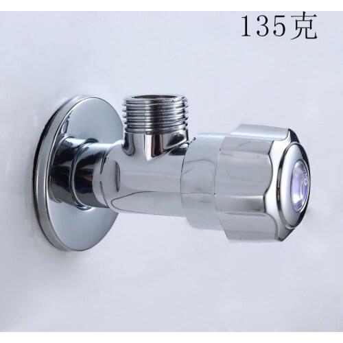 Copper Triangle Valve Thickened Hot and Cold Water Triangle Valve Eight-shaped Valve Stop Valve Toilet Water Heater Inlet Valve