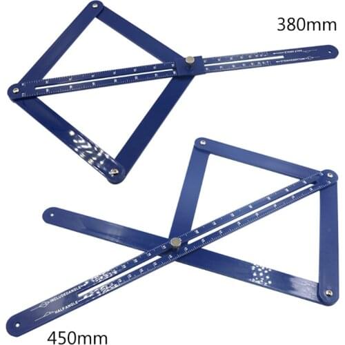 Multifunctional Protractor Corner Angle Finder Tool Square Ruler Protractor Woodworking Model Craft Angle Square Tool